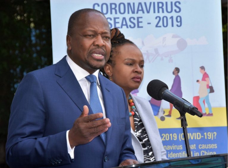 Mutahi Kagwe - CS Kagwe adjusts curfew hours for Lake and Western region ... : On hand to recieve him is chief executive officer dr evanson kamuri.